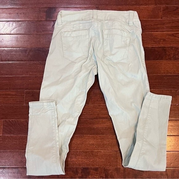 Mint green skinny pants size 5/6 - Picture 6 of 9